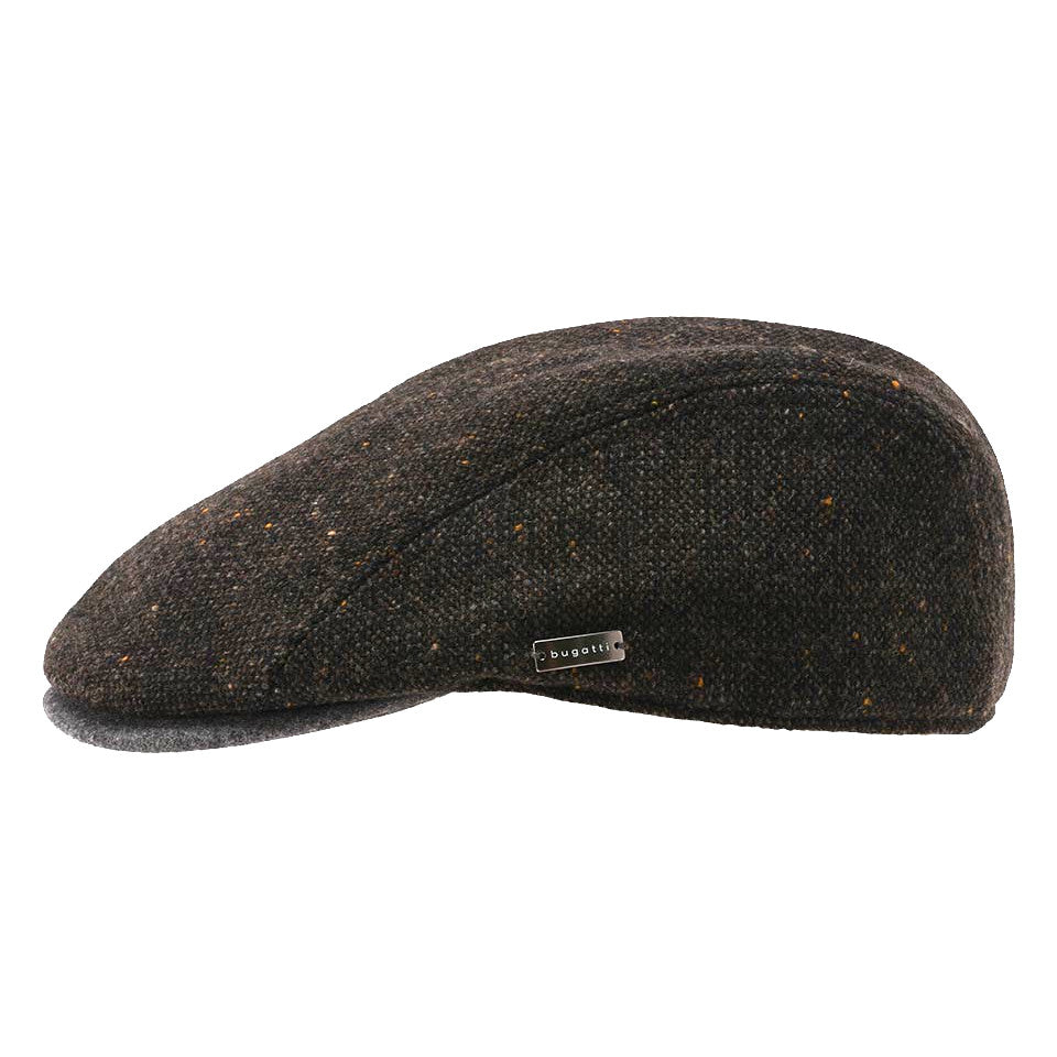Bugatti Wool Earflap Cap Charcoal