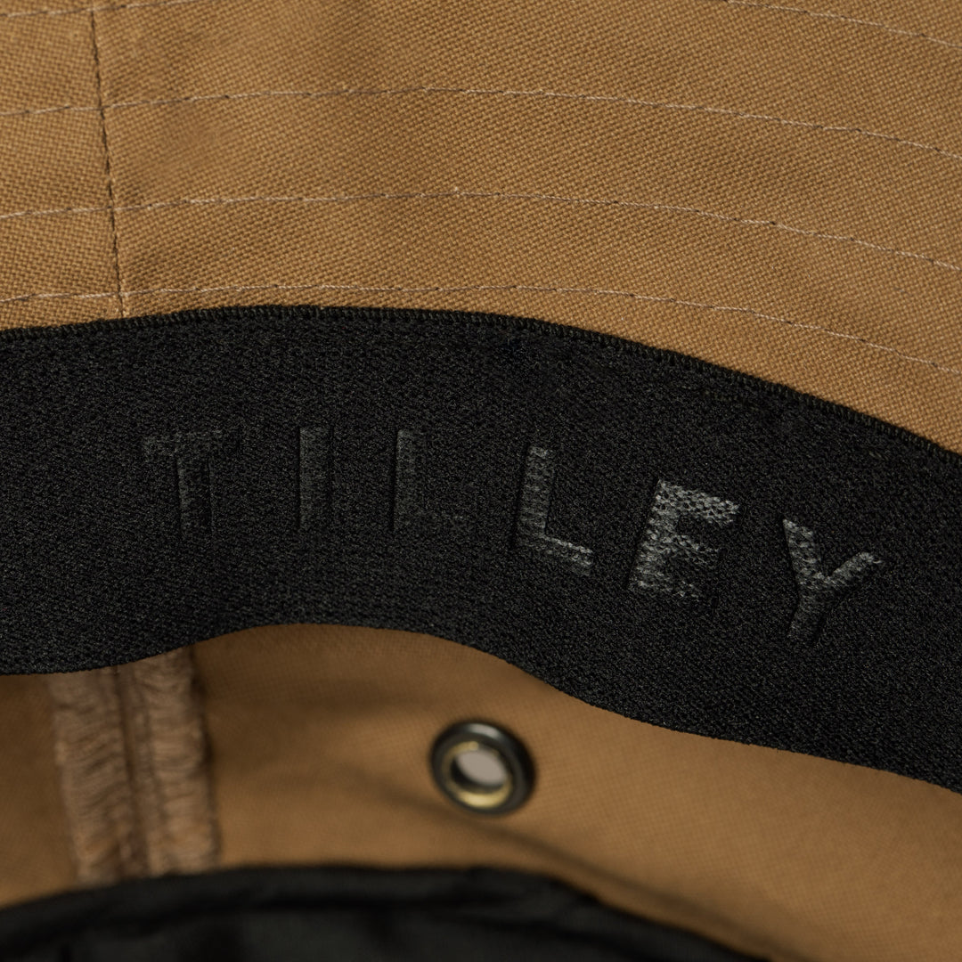 Tilley Waxed Cotton Bucket Hat Tan