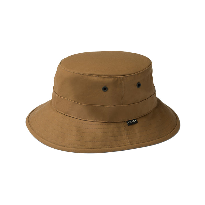 Tilley Waxed Cotton Bucket Hat Tan