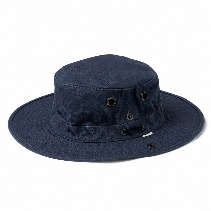 Tilley T3 Vintage Wanderer Cotton Bush Hat (Dark Navy)