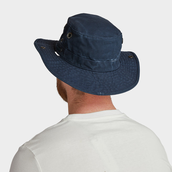 Tilley T3 Vintage Wanderer Cotton Bush Hat (Dark Navy)