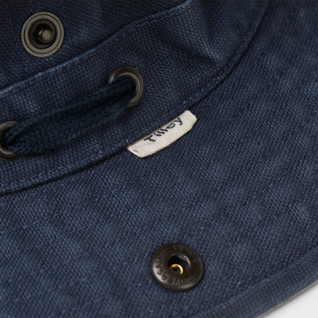 Tilley T3 Vintage Wanderer Cotton Bush Hat (Dark Navy)