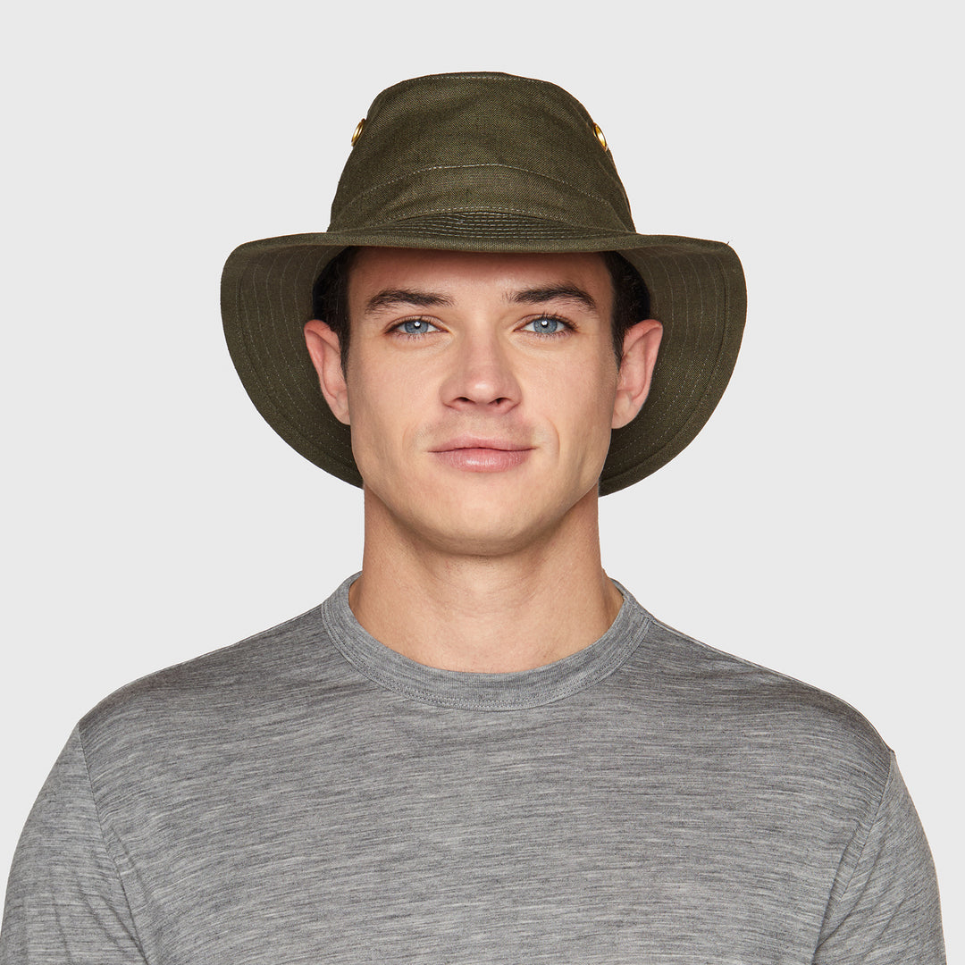 Tilley TH5 Classic Hemp Bush Hat (Olive)