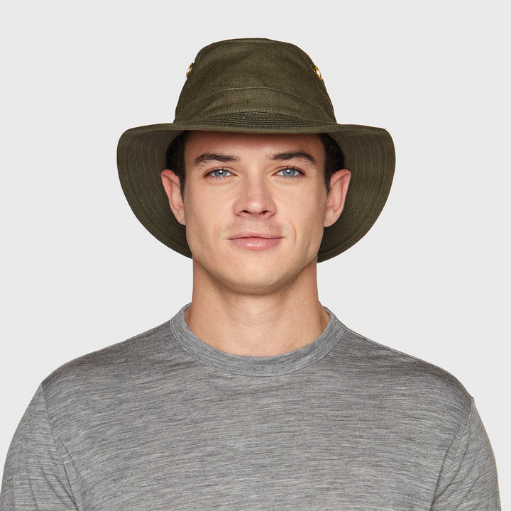 Tilley TH5 Classic Hemp Bush Hat (Olive)
