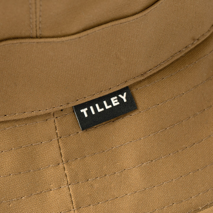 Tilley Waxed Cotton Bucket Hat Tan