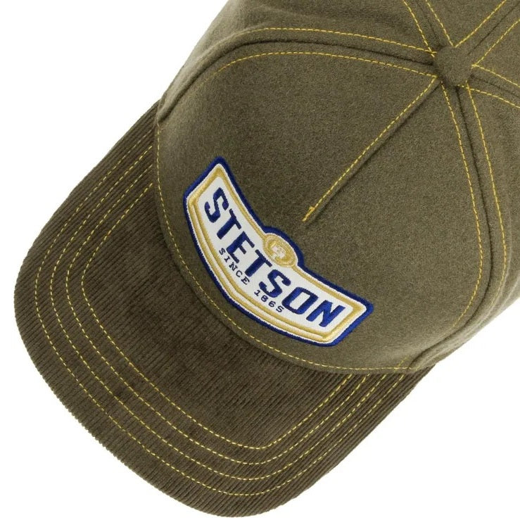 Stetson Wool Piston Baseball Trucker Cap Adjustable Snapback