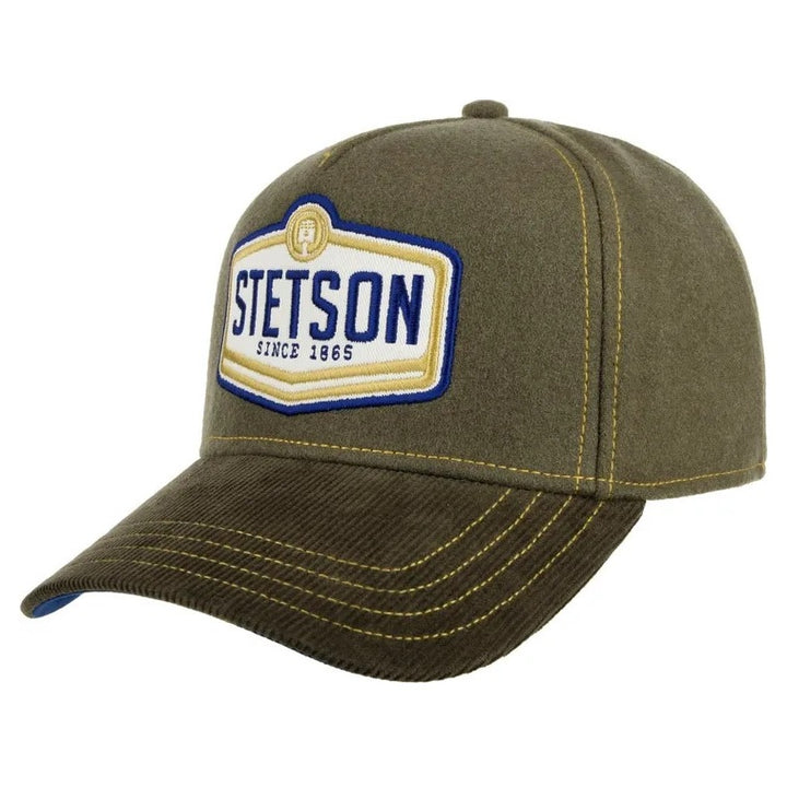 Stetson Wool Piston Baseball Trucker Cap Adjustable Snapback