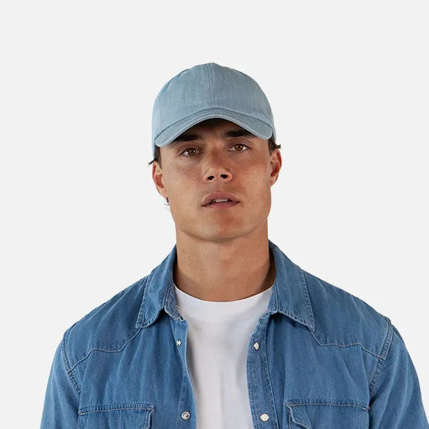 Barts Waruu Cotton Baseball Cap - Denim
