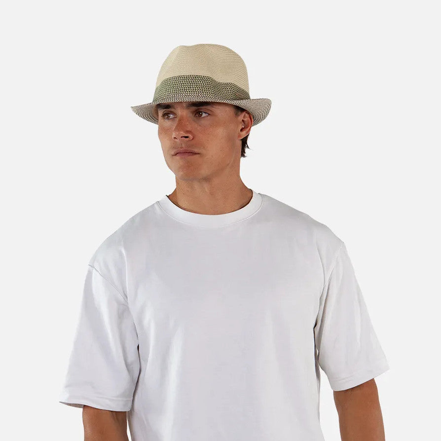 Barts Patrol Straw Trilby Hat - Wheat