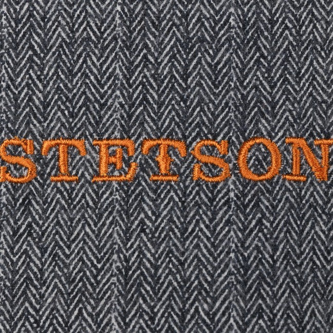Stetson Camanto Hatteras Wool Check Bakerboy Cap