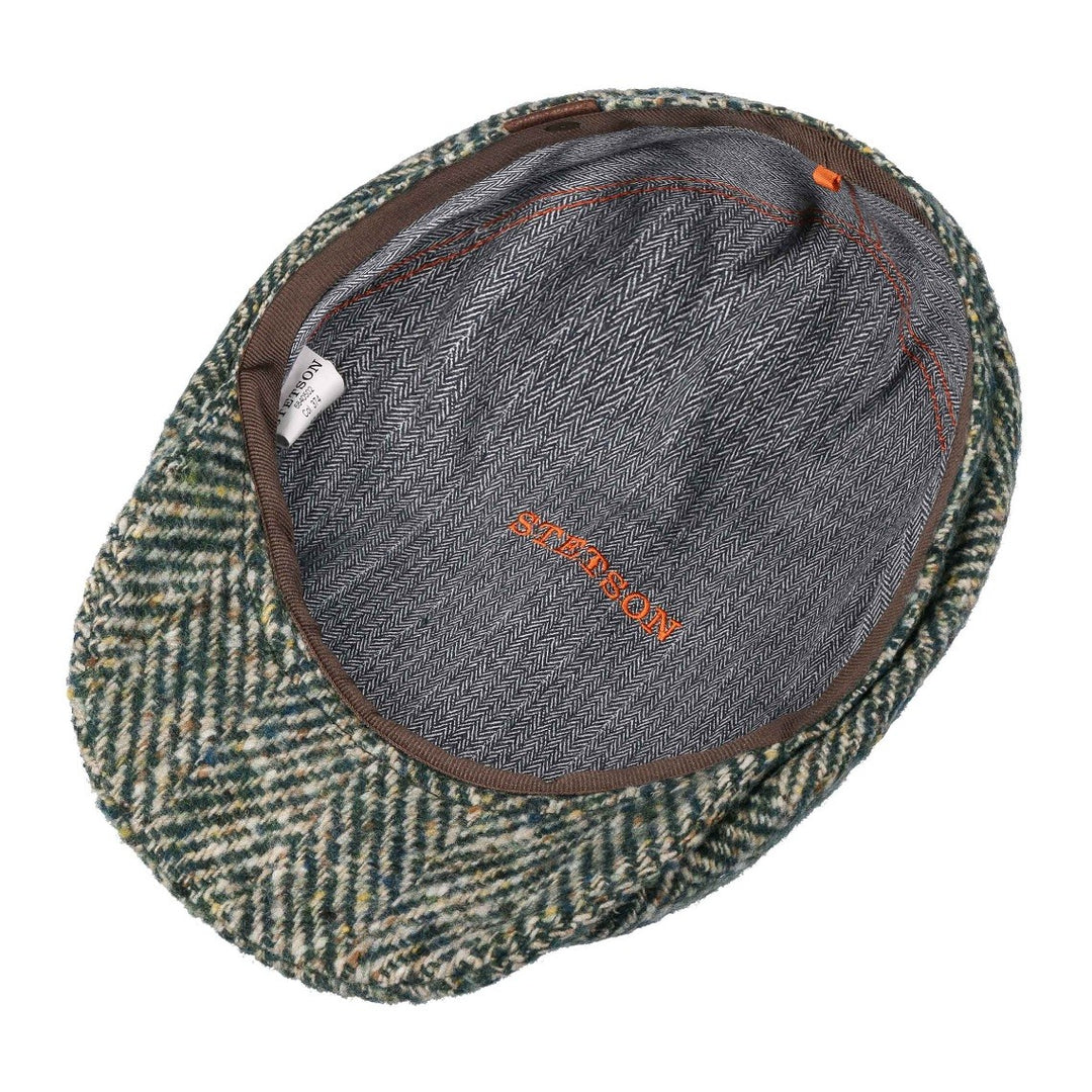 Stetson Hatteras Wool Bakerboy Cap Teal Green
