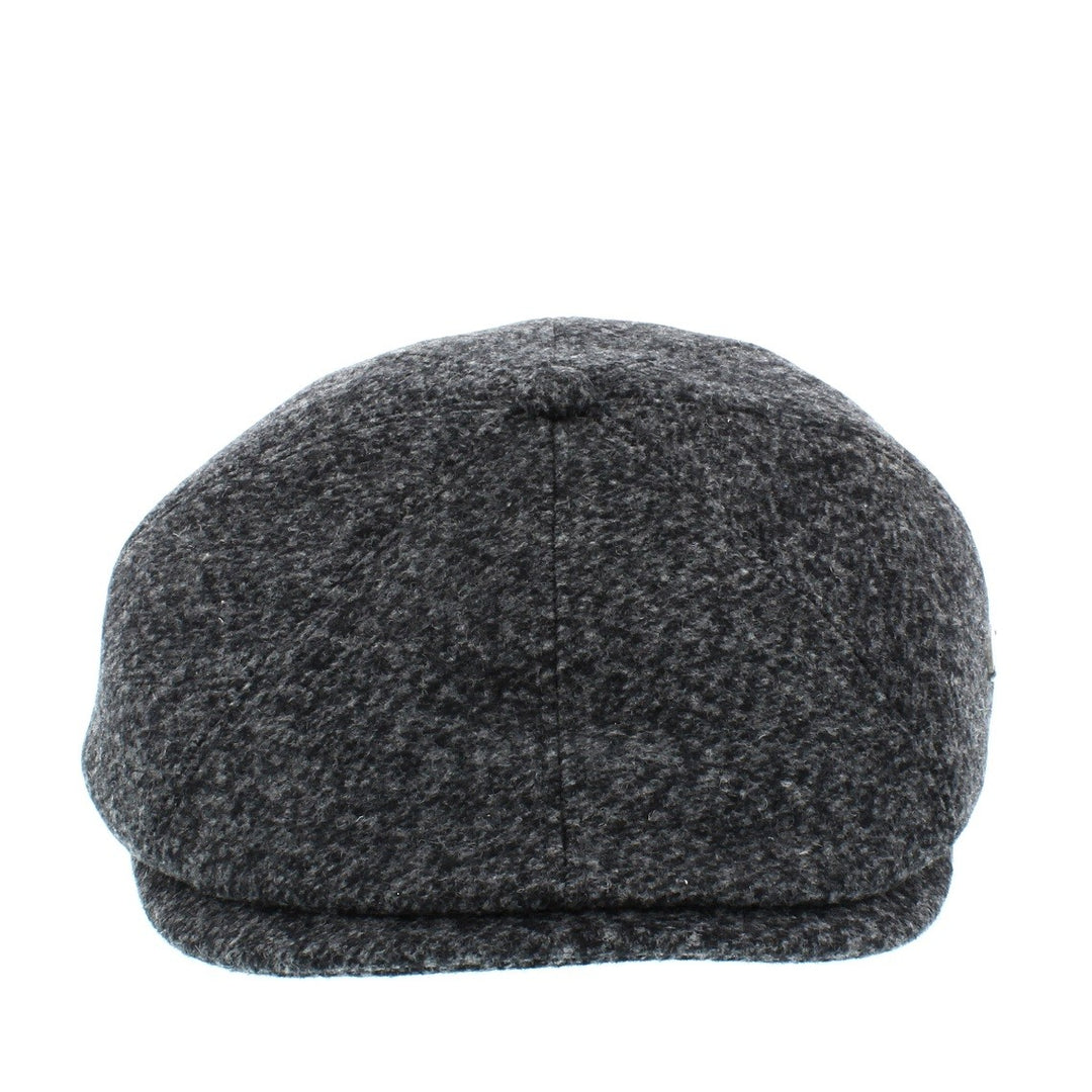 Whiteley Barleycorn Tweed Bakerboy Cap In Grey (M90)