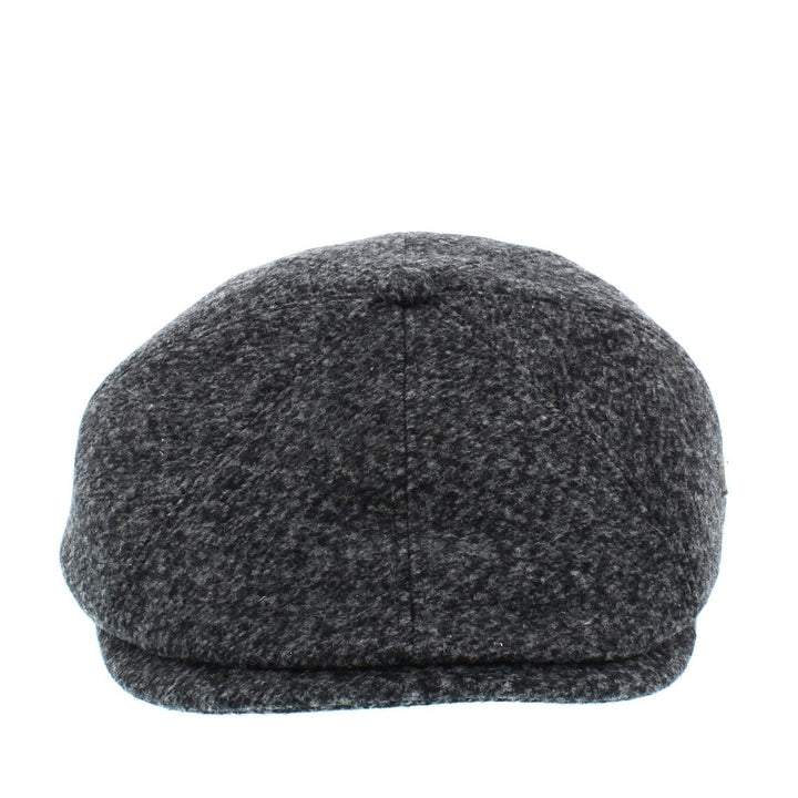 Whiteley Barleycorn Tweed Bakerboy Cap In Grey (M90)