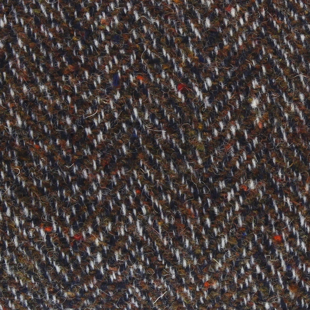 Whiteley Barleycorn Tweed Bakerboy Cap In Sable (M90)