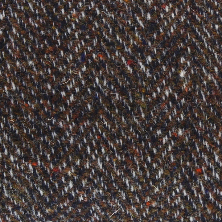 Whiteley Barleycorn Tweed Bakerboy Cap In Sable (M90)