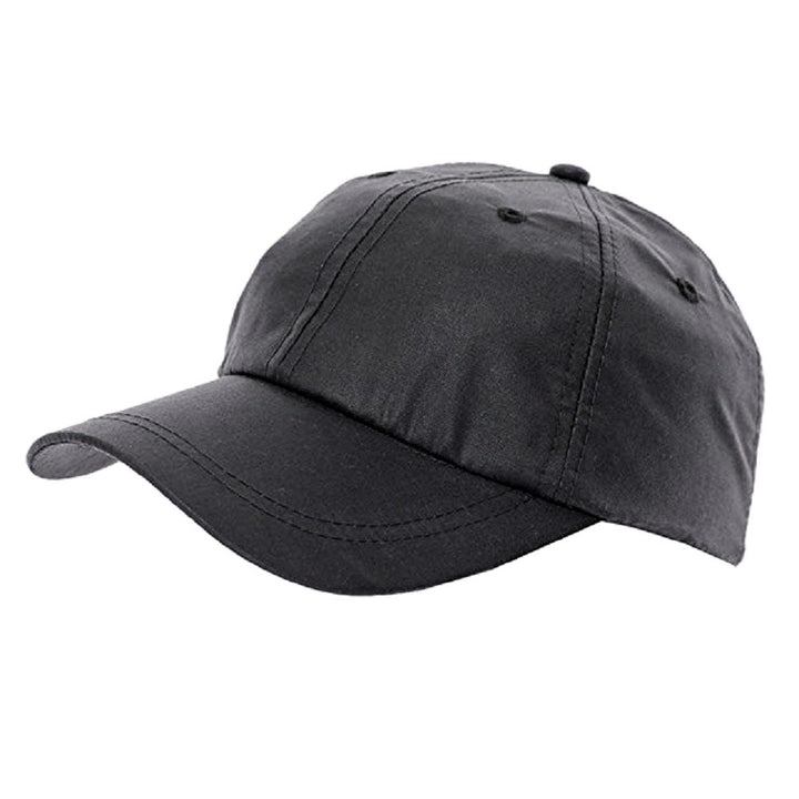 Waxed Cotton Baseball Cap One Size Adjustable