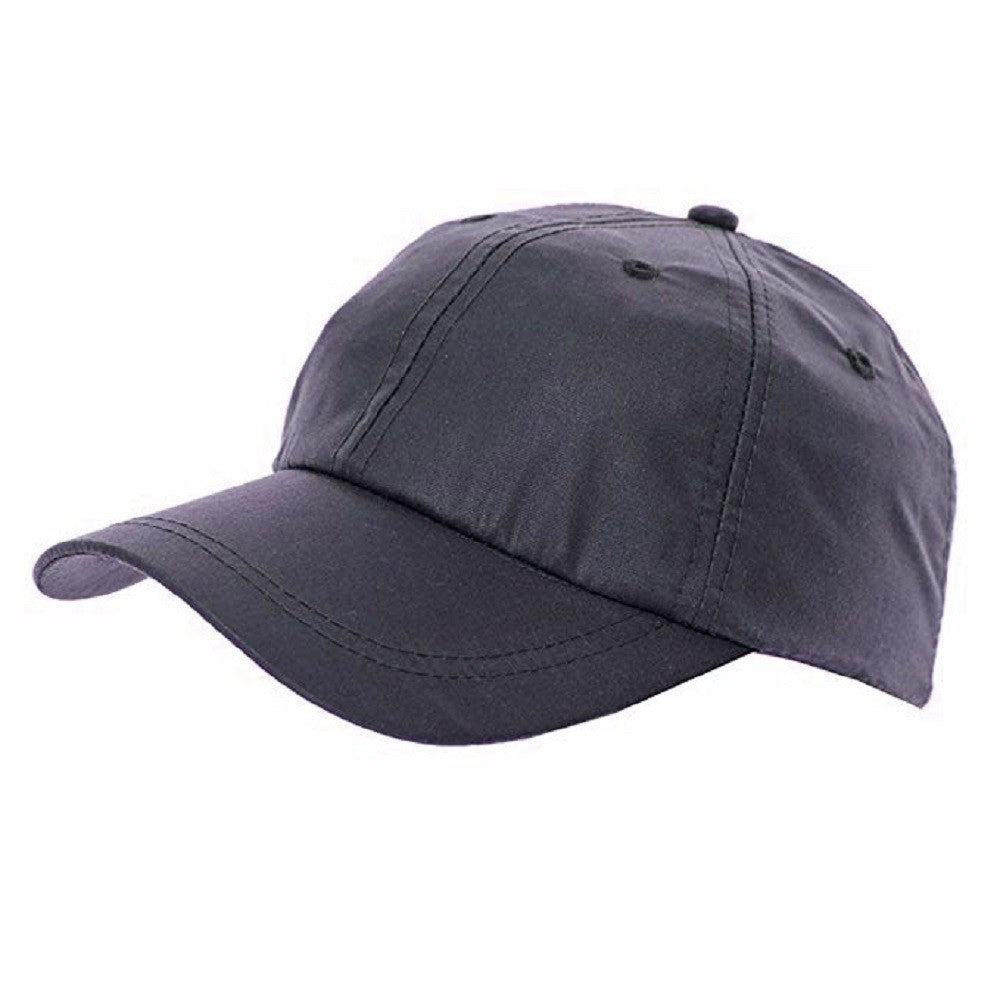 Waxed Cotton Baseball Cap One Size Adjustable