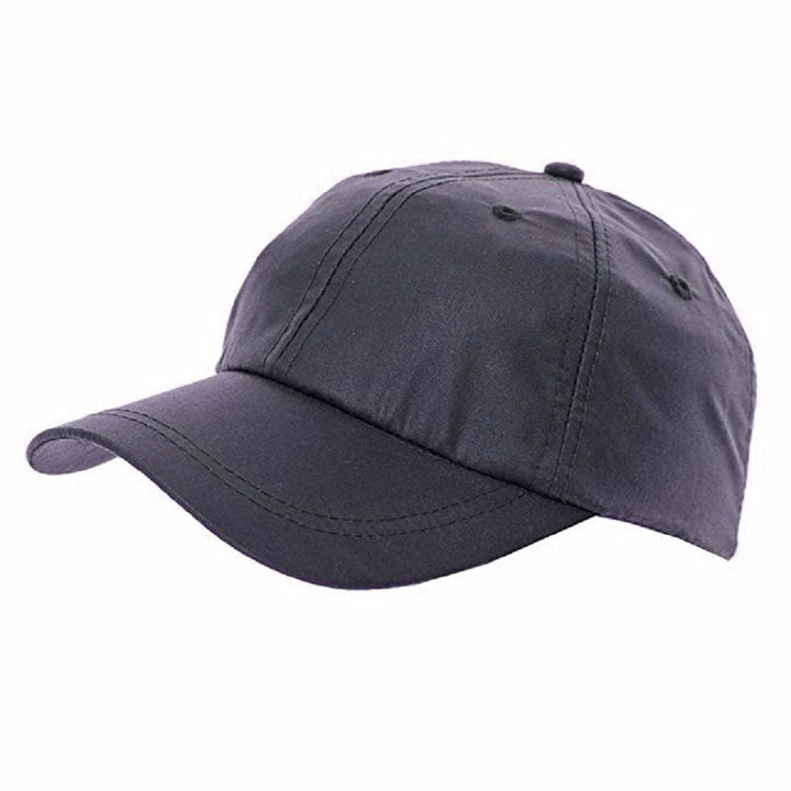 Waxed Cotton Baseball Cap One Size Adjustable