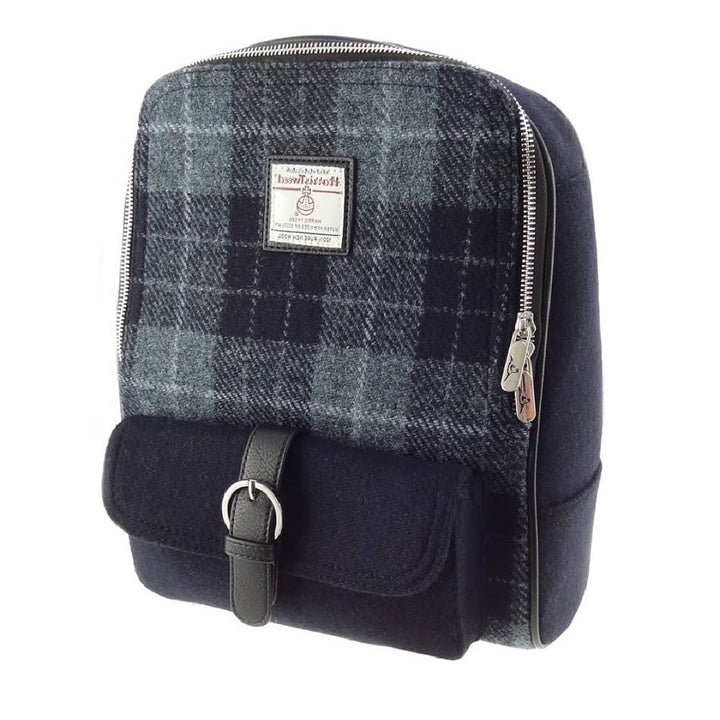 Glen Appin Naver Backpack Grey Check