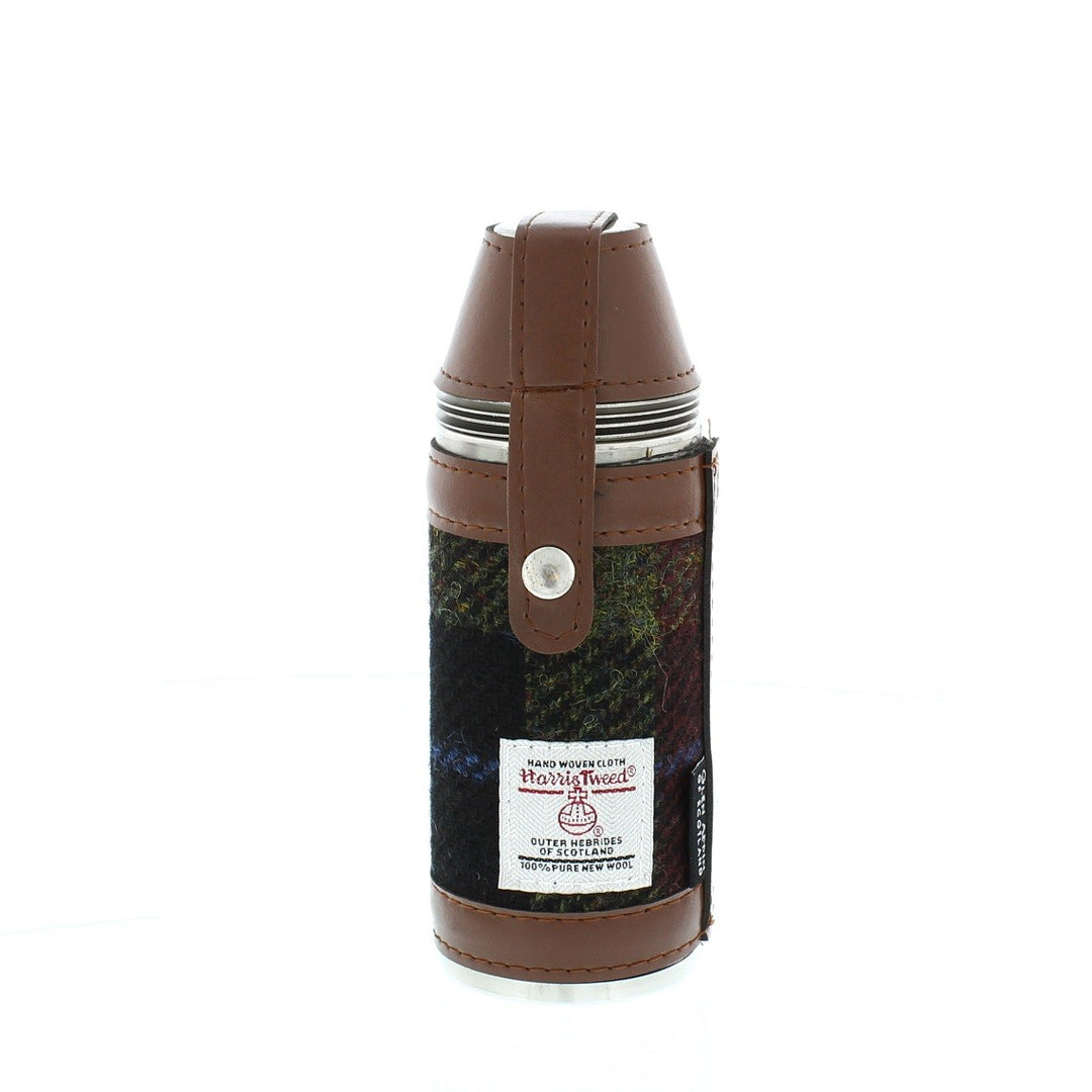 Glen Appin Harris Tweed Hunting Flask Colour 59 Rust