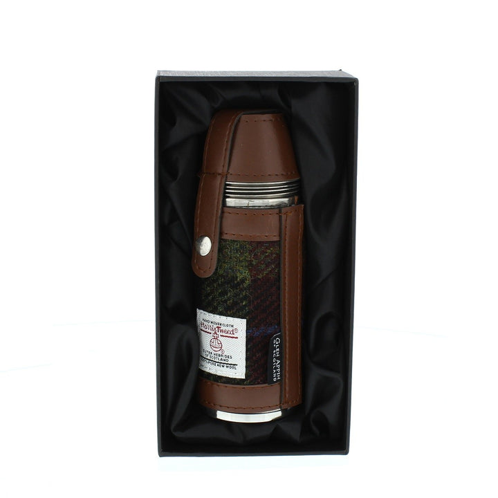 Glen Appin Harris Tweed Hunting Flask Colour 59 Rust