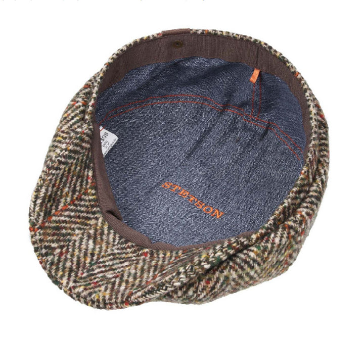 Stetson Hatteras Wool Bakerboy Cap Brown