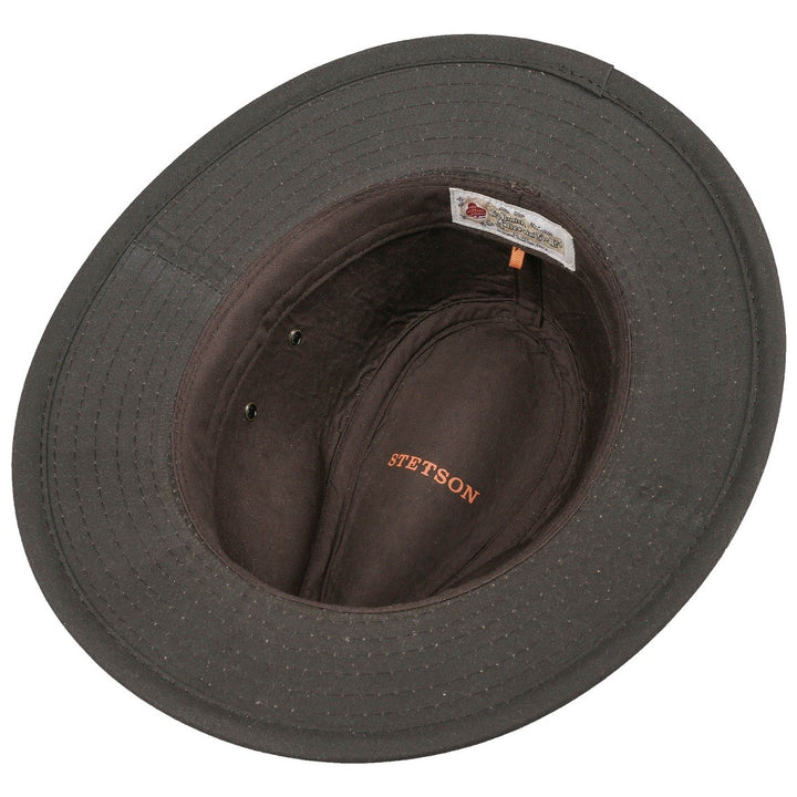 Stetson Avasun Waxed Cotton Traveller Brown