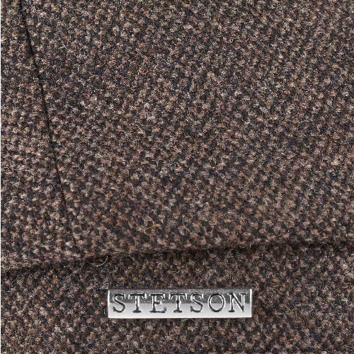 Stetson Wool Mix Hatteras Bakerboy In Brown