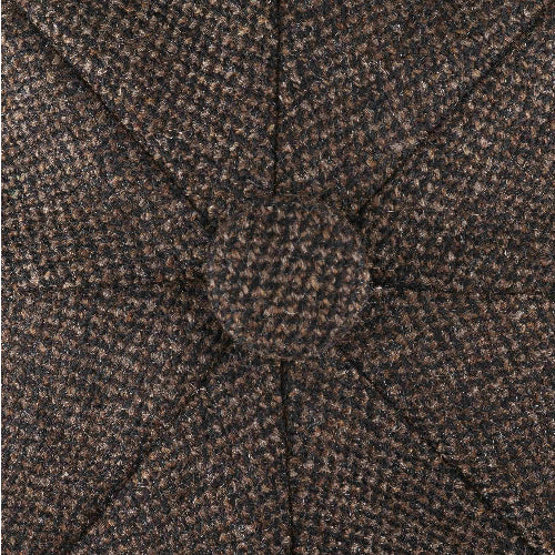 Stetson Wool Mix Hatteras Bakerboy In Brown