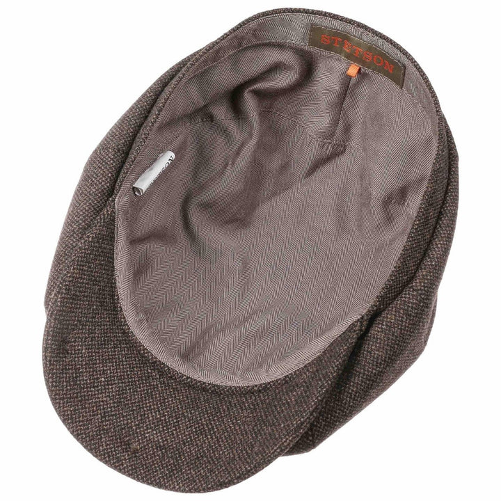 Stetson Wool Mix Hatteras Bakerboy In Brown