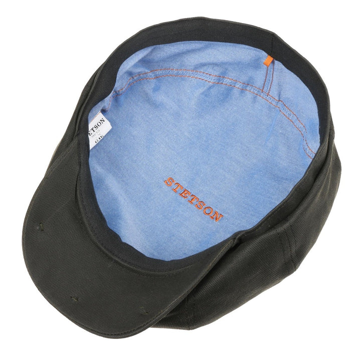 Stetson Cotton Blend Hatteras Bakerboy Dark Olive