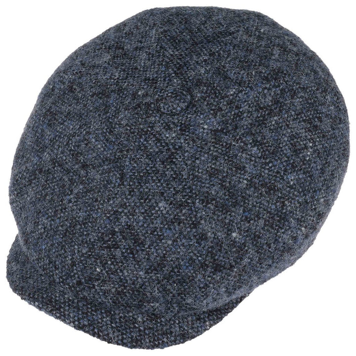 Stetson Hatteras Donegal Tweed Bakerboy Blue