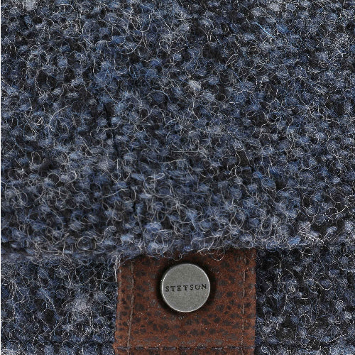 Stetson Hatteras Donegal Tweed Bakerboy Blue