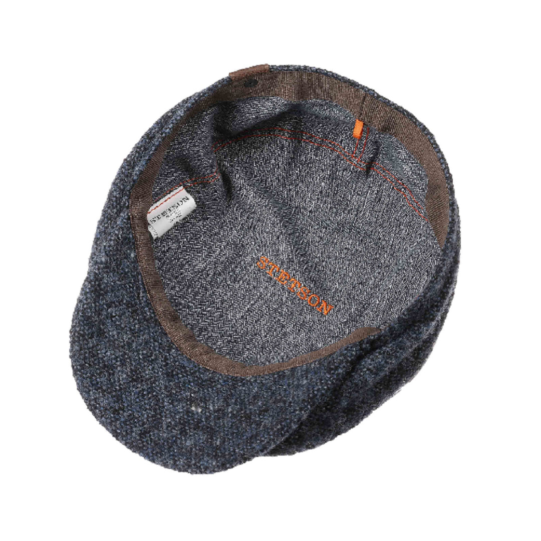 Stetson Hatteras Donegal Tweed Bakerboy Blue