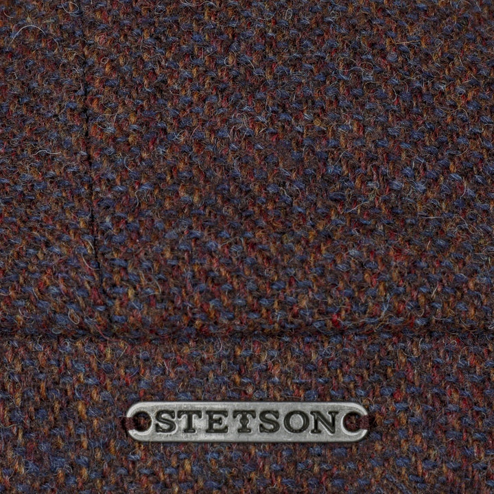 Stetson Wool Rich Burgundy Hatteras Bakerboy/Newsboy Cap