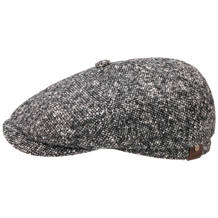 Stetson Hatteras Donegal Tweed Bakerboy Grey