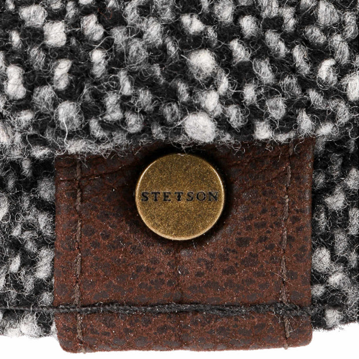 Stetson Hatteras Donegal Tweed Bakerboy Grey