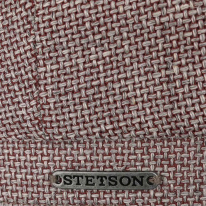 Stetson Virgin Wool & Linen Ellington Hatteras Bakerboy/Newsboy Cap Red