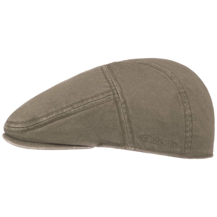 Stetson Paradise Cotton Ivy Flat Cap In Olive