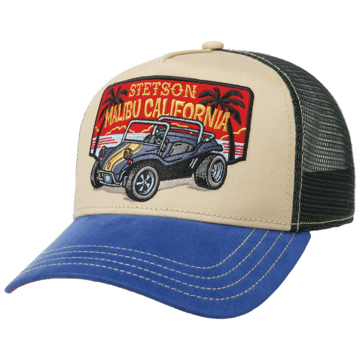 Stetson Malibu California American Baseball Trucker Cap Adjustable Snapback