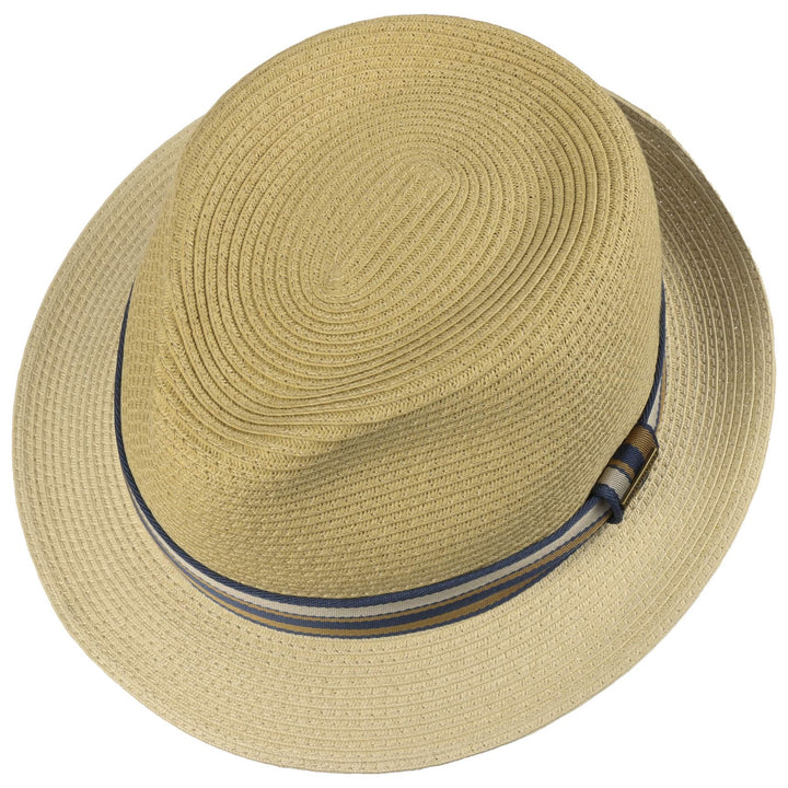 Stetson Licano Toyo Straw Summer Trilby Hat Natural