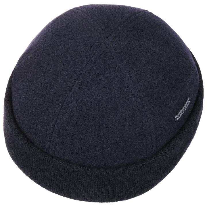 Stetson Wool Winter Docker Hat Navy/Black