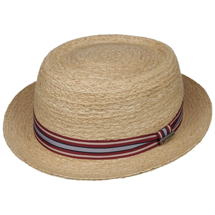 Stetson Terlaco Raffia Straw Pork Pie Hat