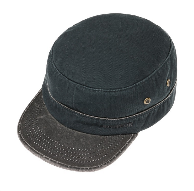 Stetson Katonah Cotton Engineers / Army Cap Navy