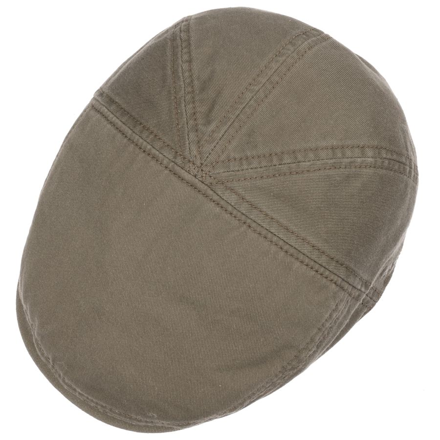 Stetson Paradise Cotton Ivy Flat Cap In Olive