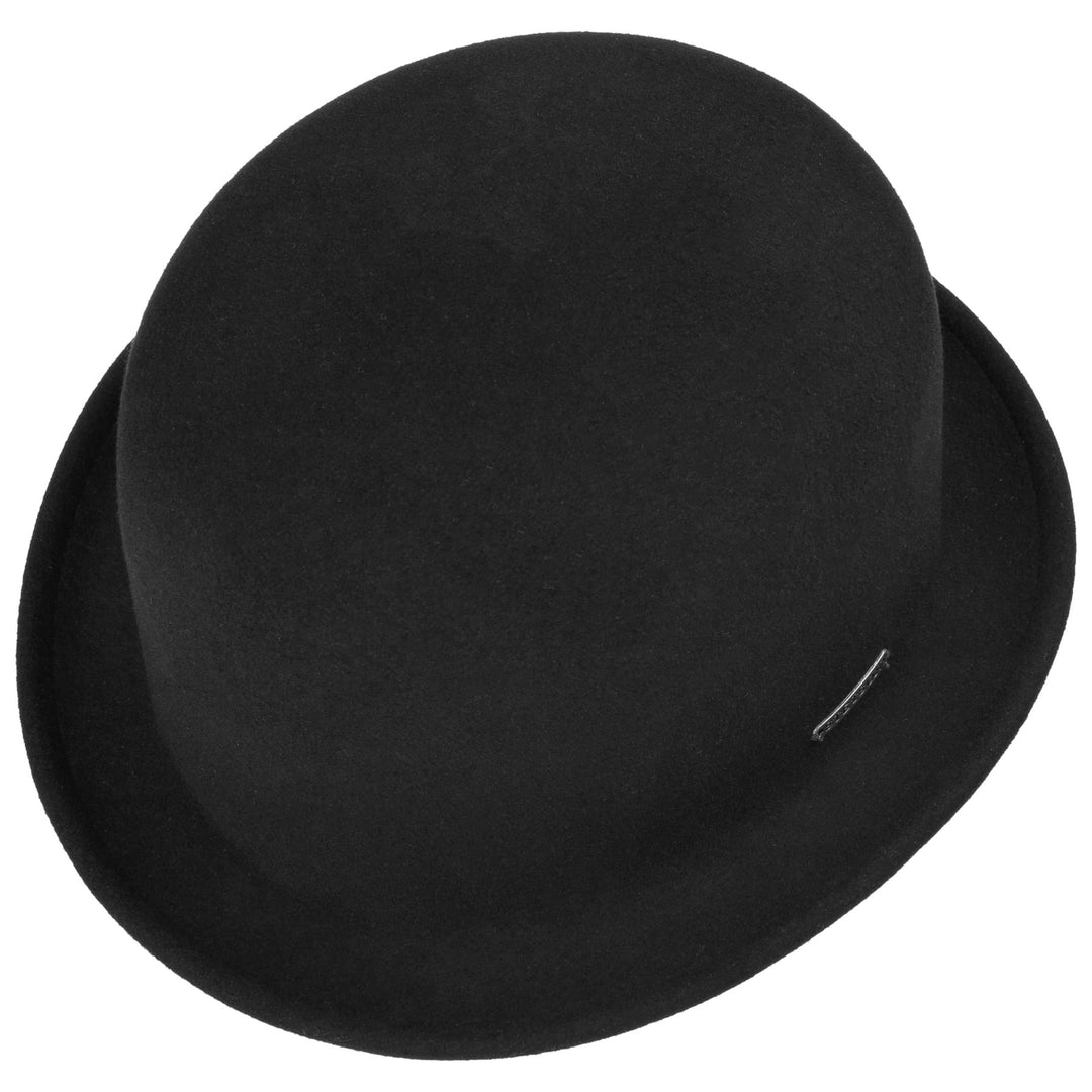 Stetson Black Wool Felt Bowler Hat โ The Hat Company