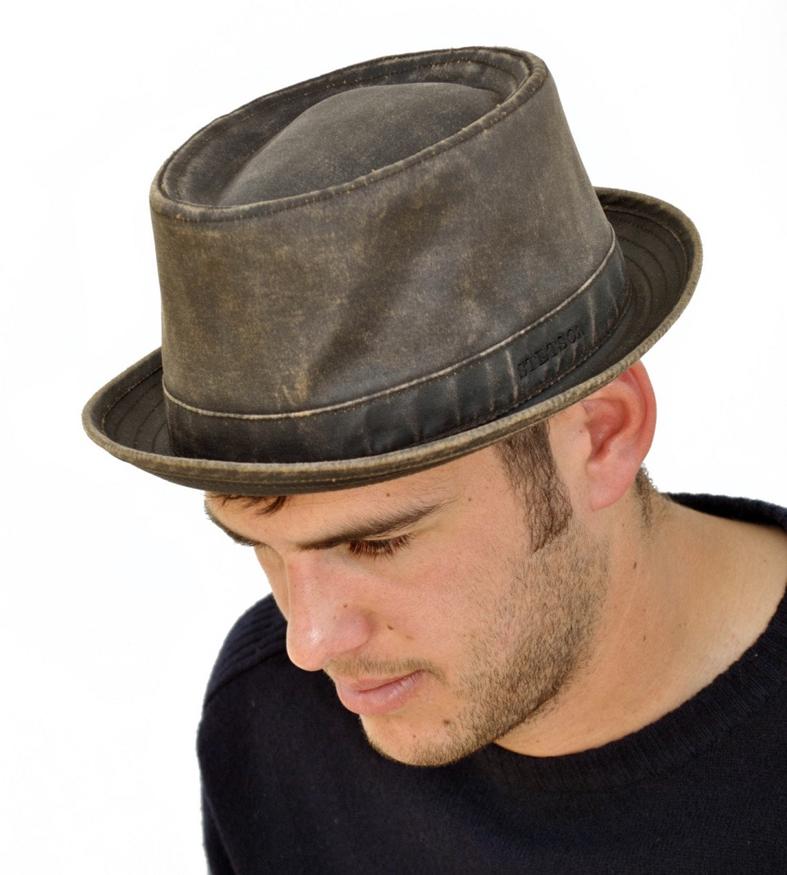Stetson Odenton Porkpie Hat in Brown | Free Delivery – The Hat Company