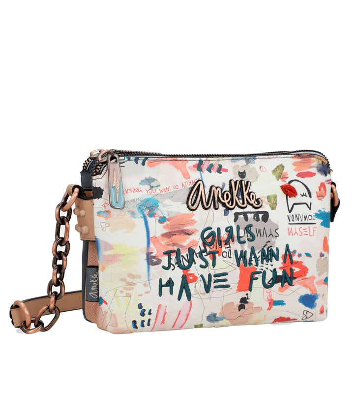 Anekke Fun & Music Fancy Triple Compartment Handbag