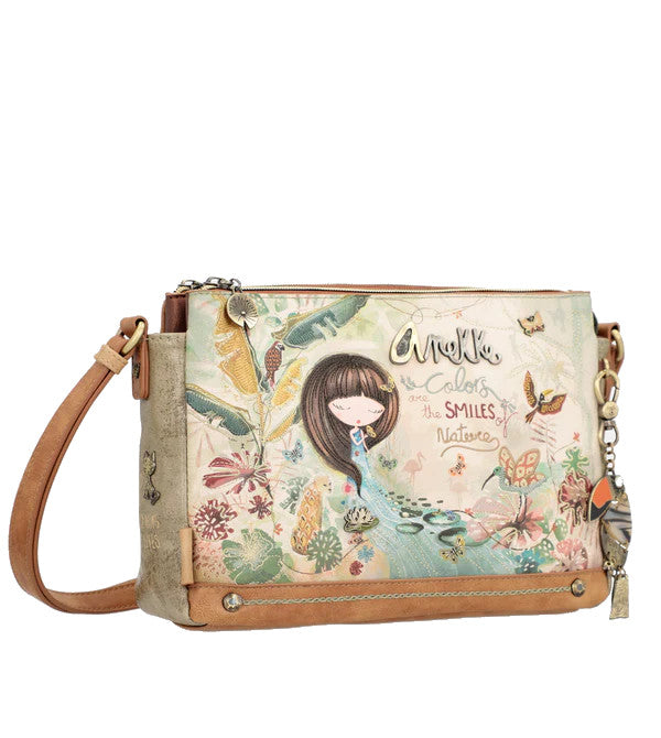 Anekke Amazonia 3 Compartment Crossbody Handbag