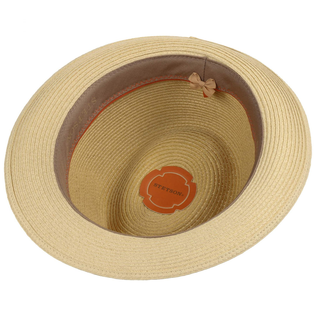 Stetson Licano Toyo Straw Summer Trilby Hat Natural